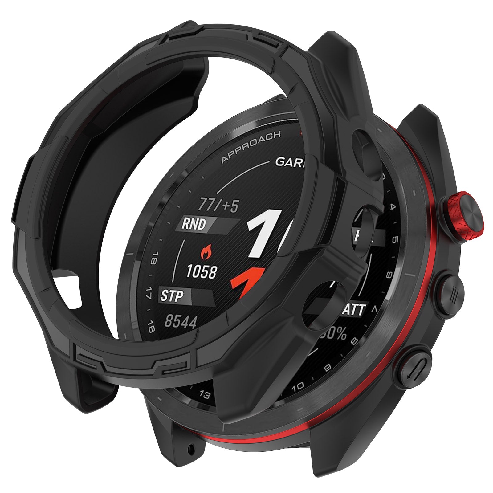 Coque TPU résistante Garmin Approach S70 - 42mm (noir)