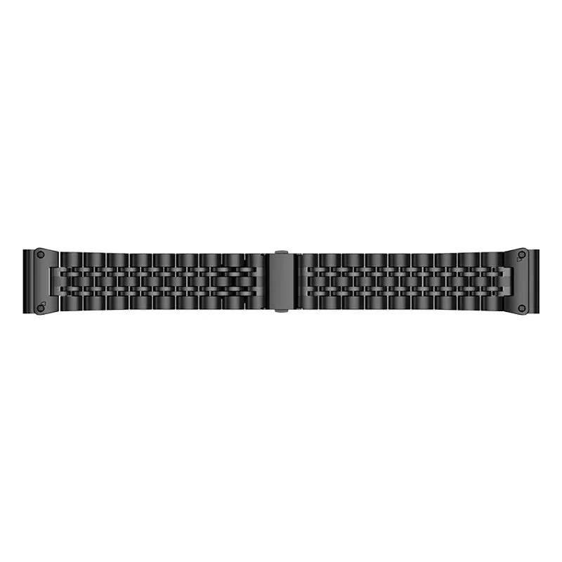 Bracelet acier '7 beads' premium Garmin Fenix 7s (noir)