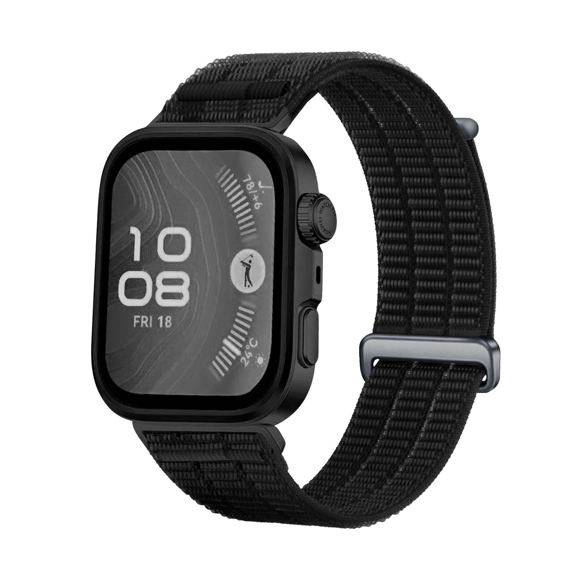 Bracelet nylon air Huawei Watch Fit 5 Pro (noir)