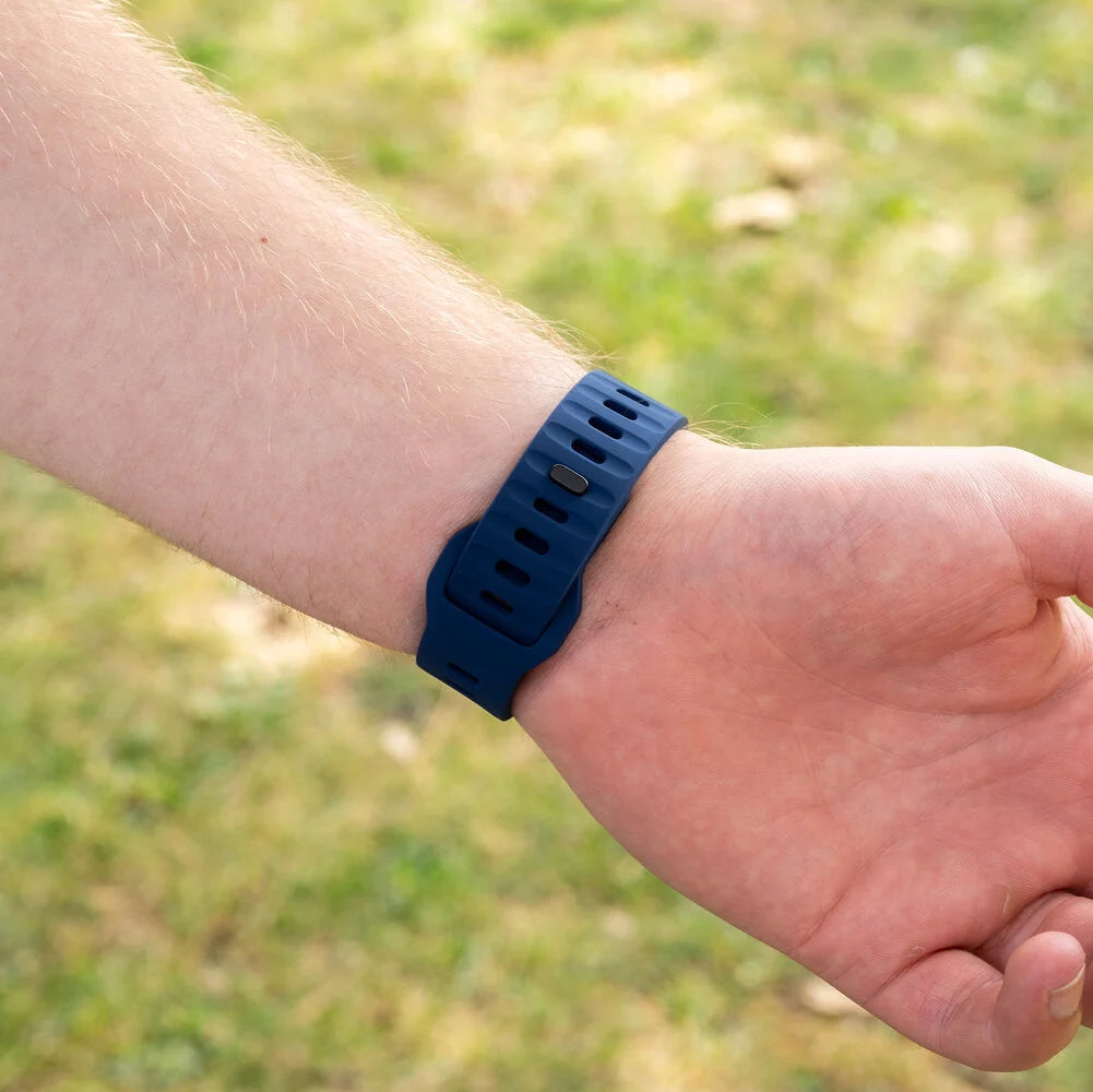 Bracelet silicone robuste Huawei Watch GT 5 Pro 46mm (bleu foncé)