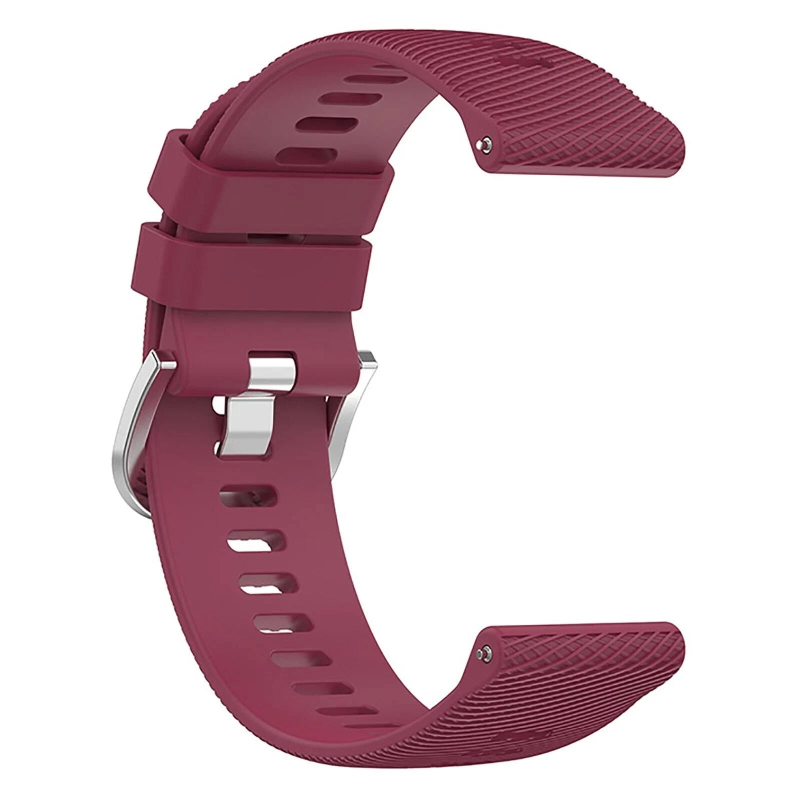 Bracelet silicone Garmin Vivoactive 6 (vin rouge)