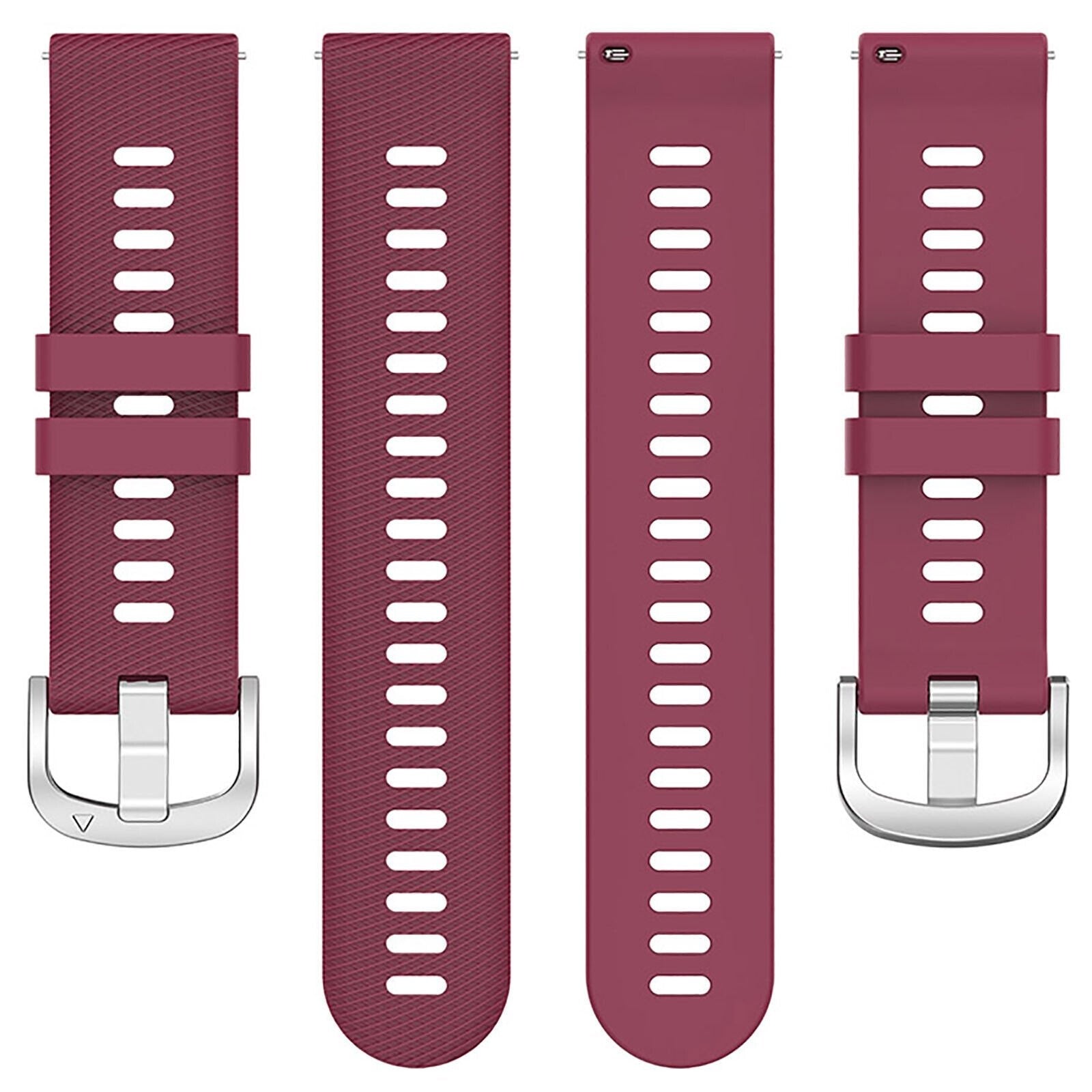 Coros Apex 4 - 42mm Silicone Strap (Wine Red)
