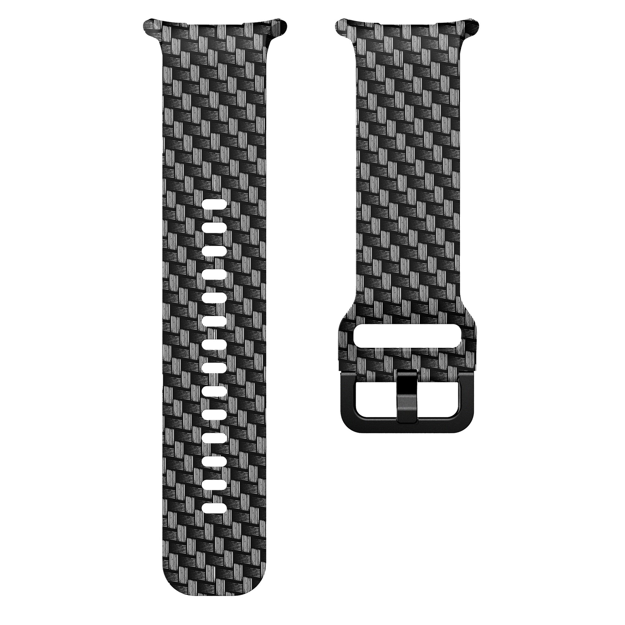 Carbon Fibre Samsung Galaxy Watch Ultra Silicone Strap