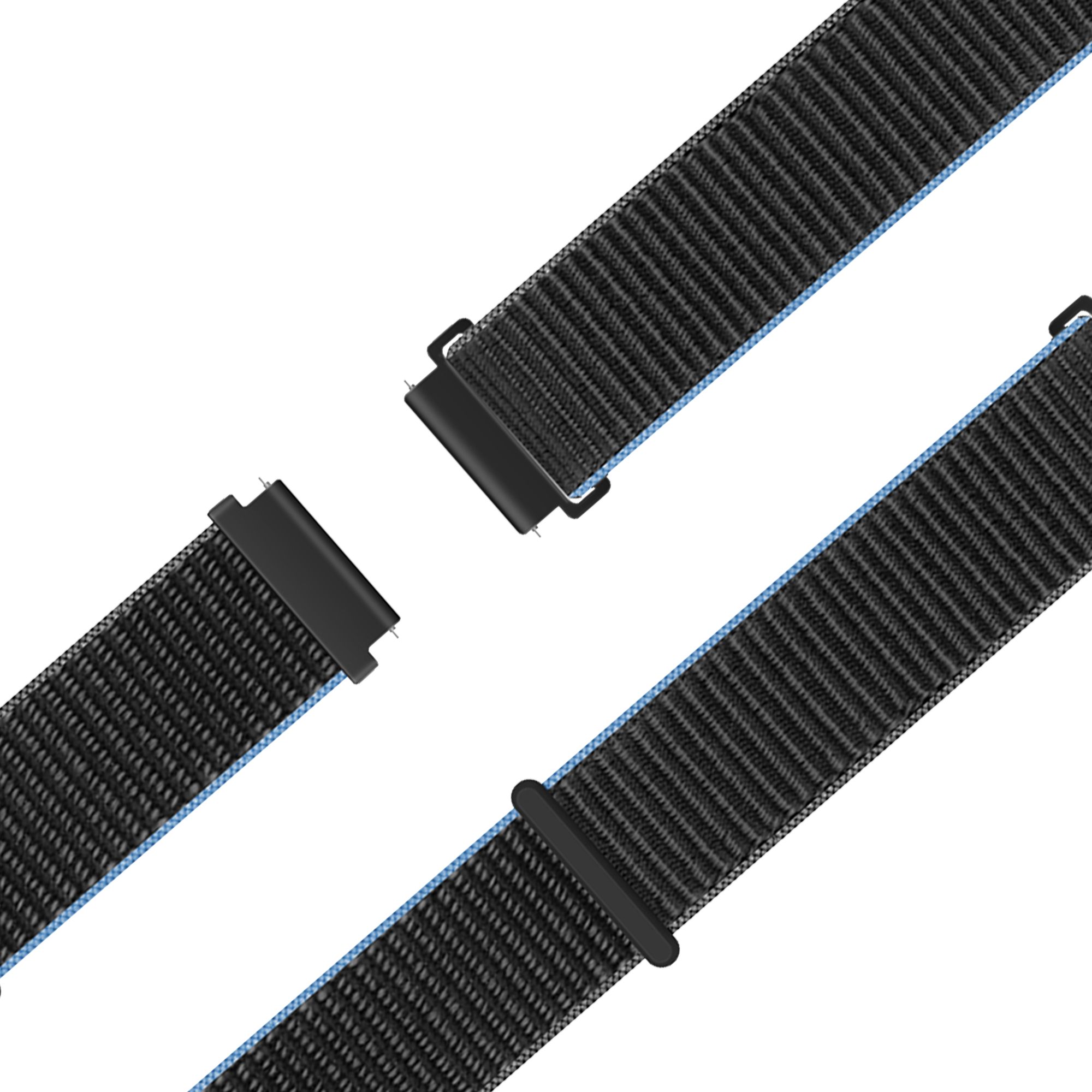 Bandz Garmin Forerunner 570 - 47mm Nylon Loop Strap (Charcoal)