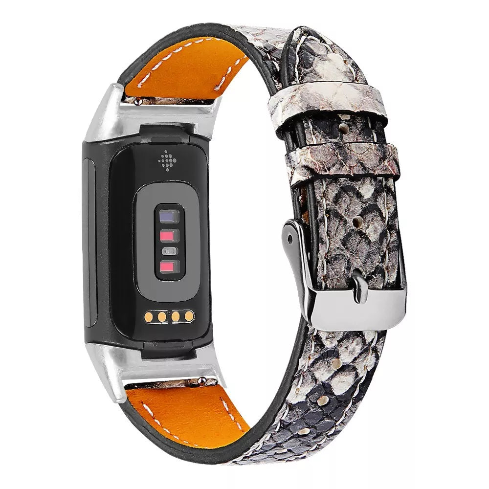 Bracelet cuir moderne Fitbit Charge 5 (snake)