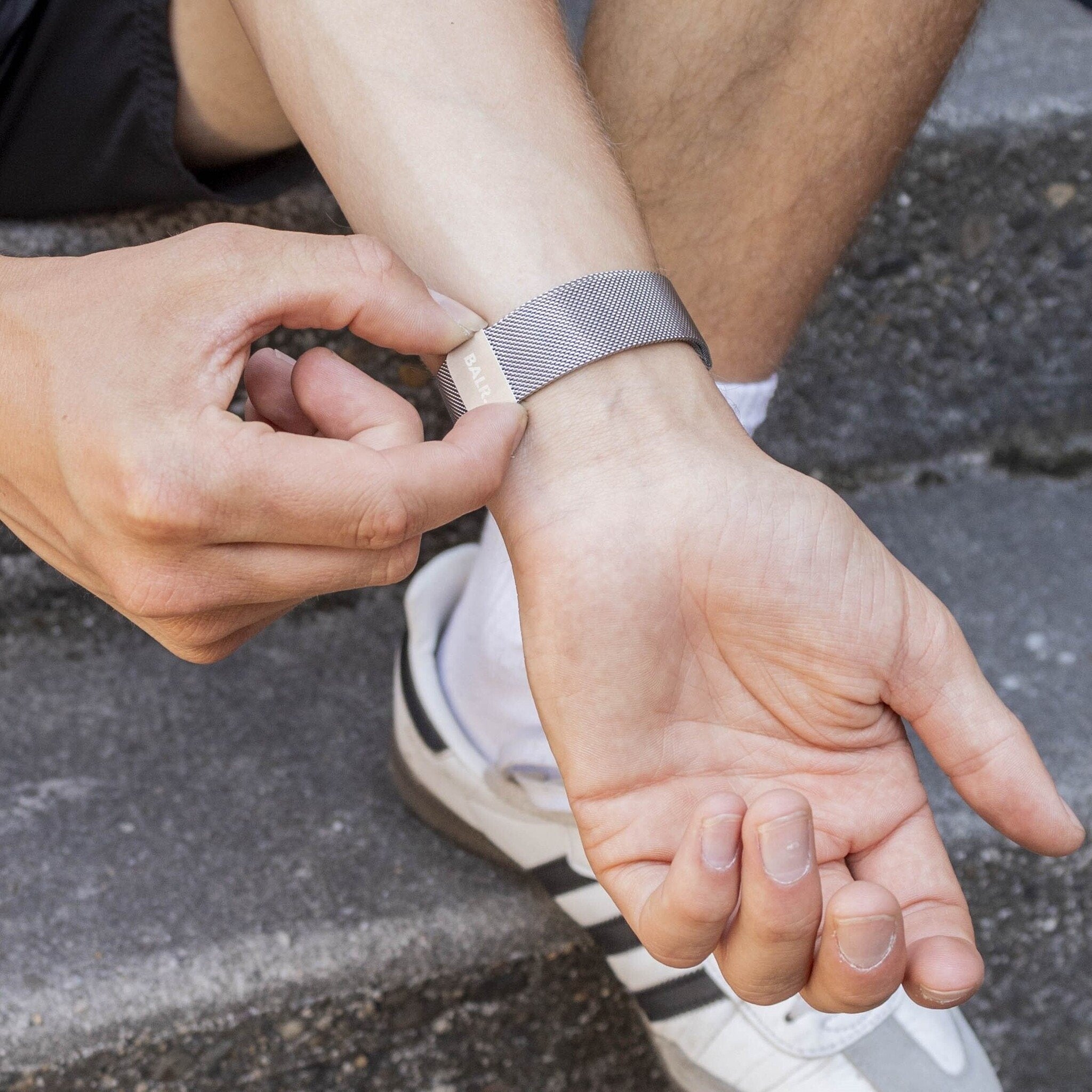 BALR Bracelet milanais Samsung Galaxy Watch 3 45mm (argent)