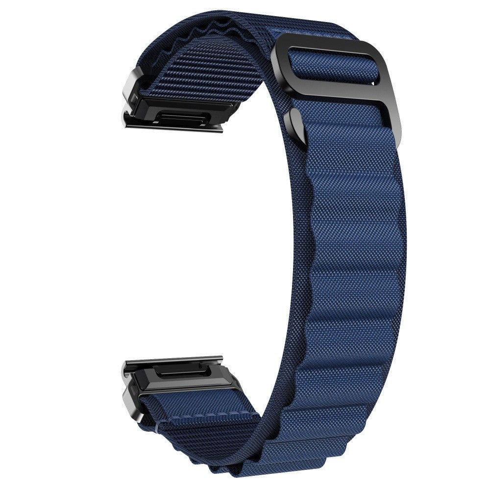 Bracelet Alpine nylon Garmin Quatix 7 (bleu foncé)
