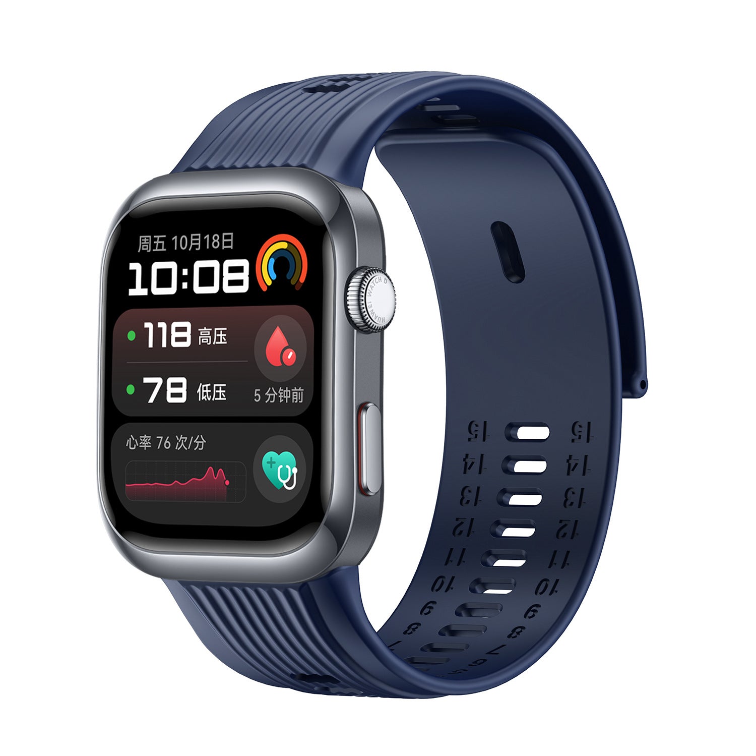 Bracelet silicone Huawei Watch D2 (bleu foncé)