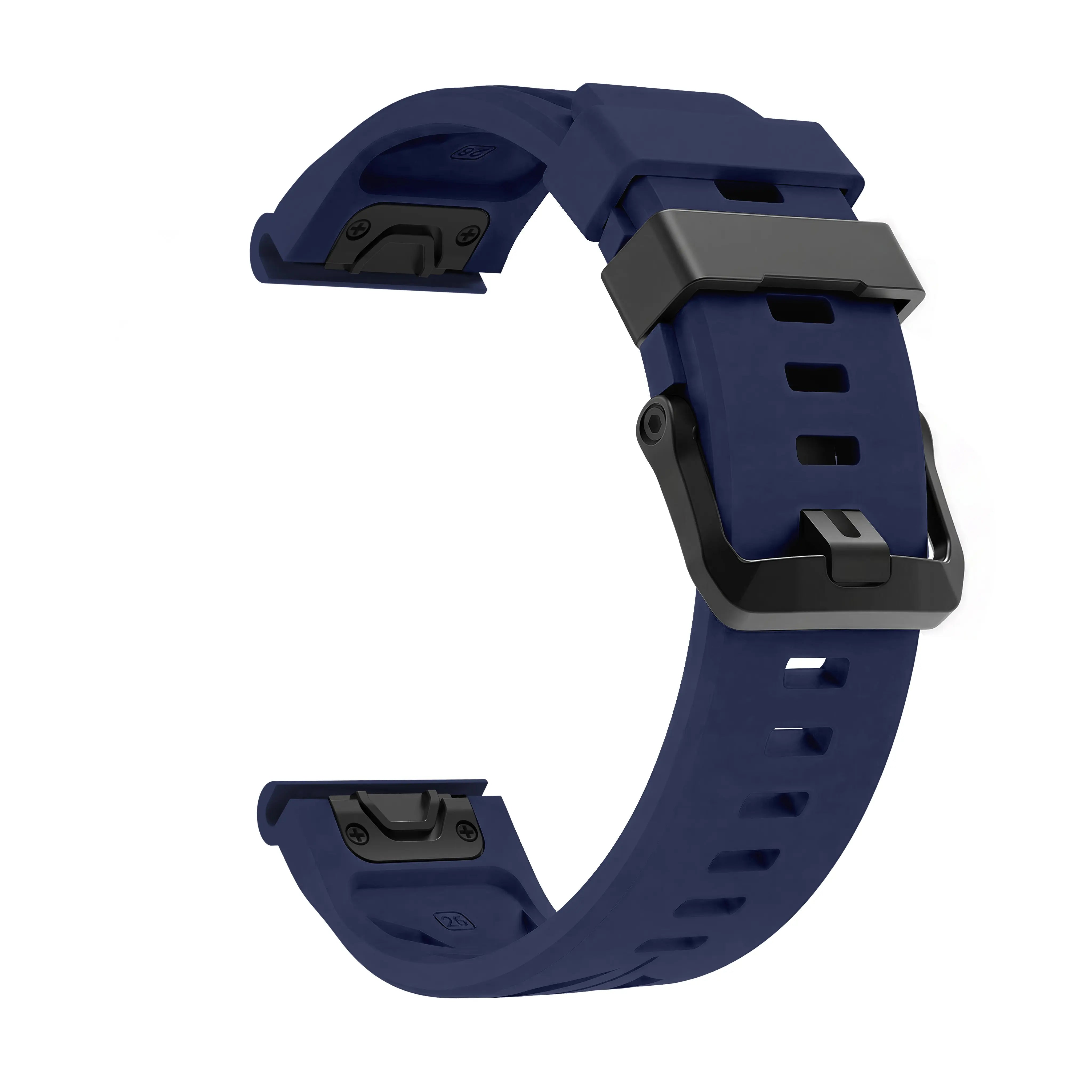 Bracelet silicone race Garmin Epix Pro (Gen 2) 51mm (bleu foncé)