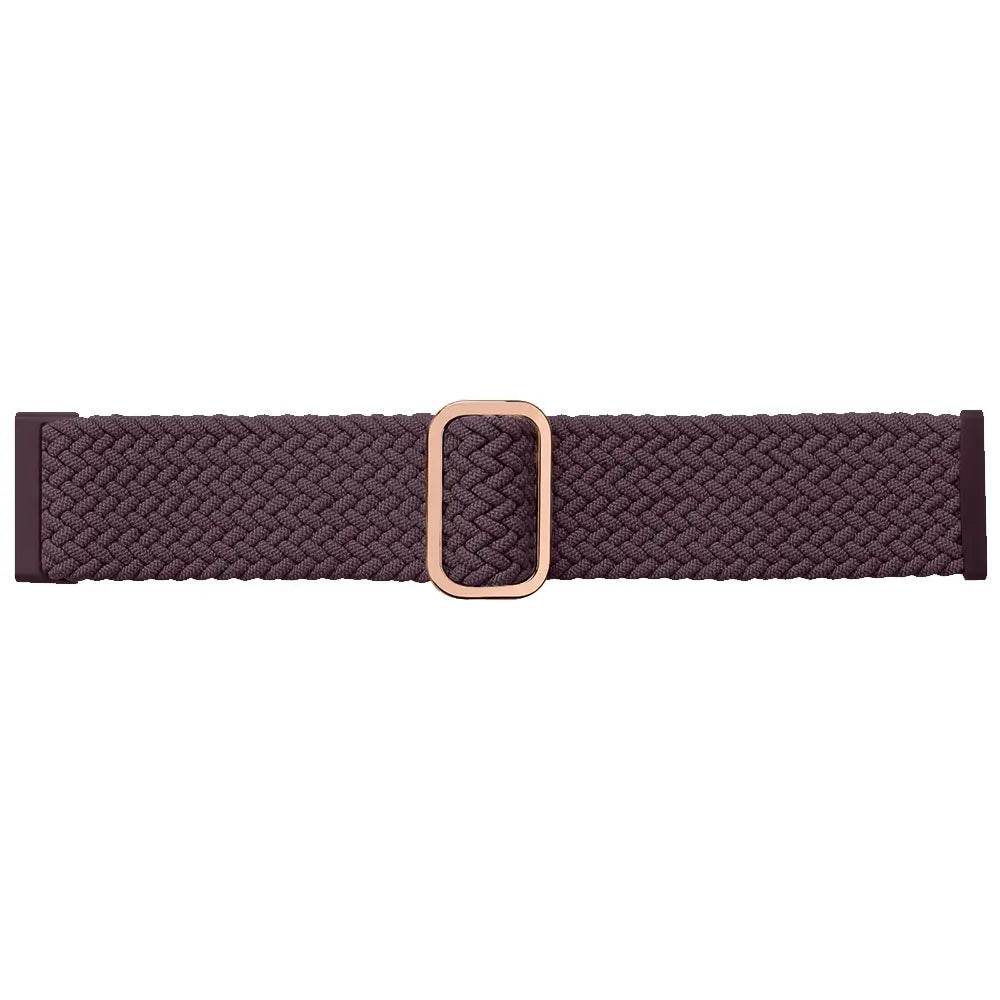 Nylon Adjustable Woven Strap, dark cherry