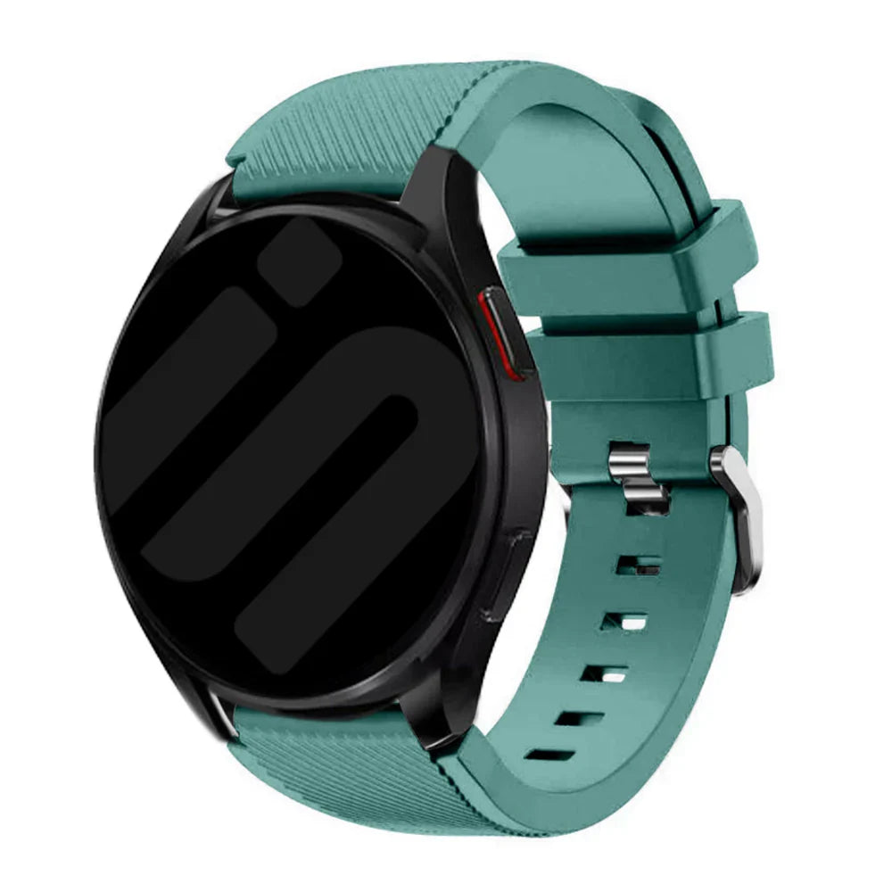 Bracelet silicone sergé Amazfit Cheetah (Pro) (vert sapin)