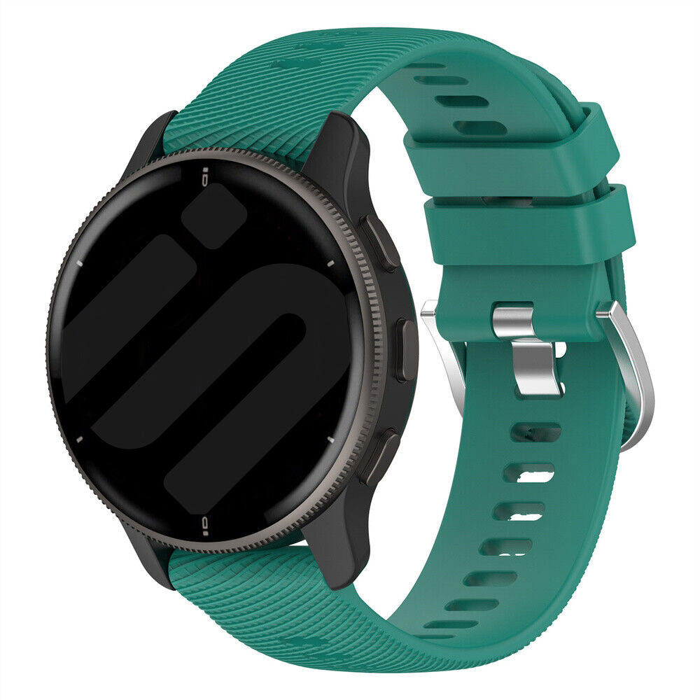 Bracelet silicone Garmin Vivomove Trend (vert sapin)