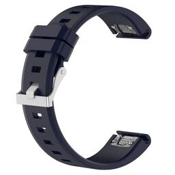 Bracelet silicone glossy Garmin Instinct E - 45mm (bleu foncé)
