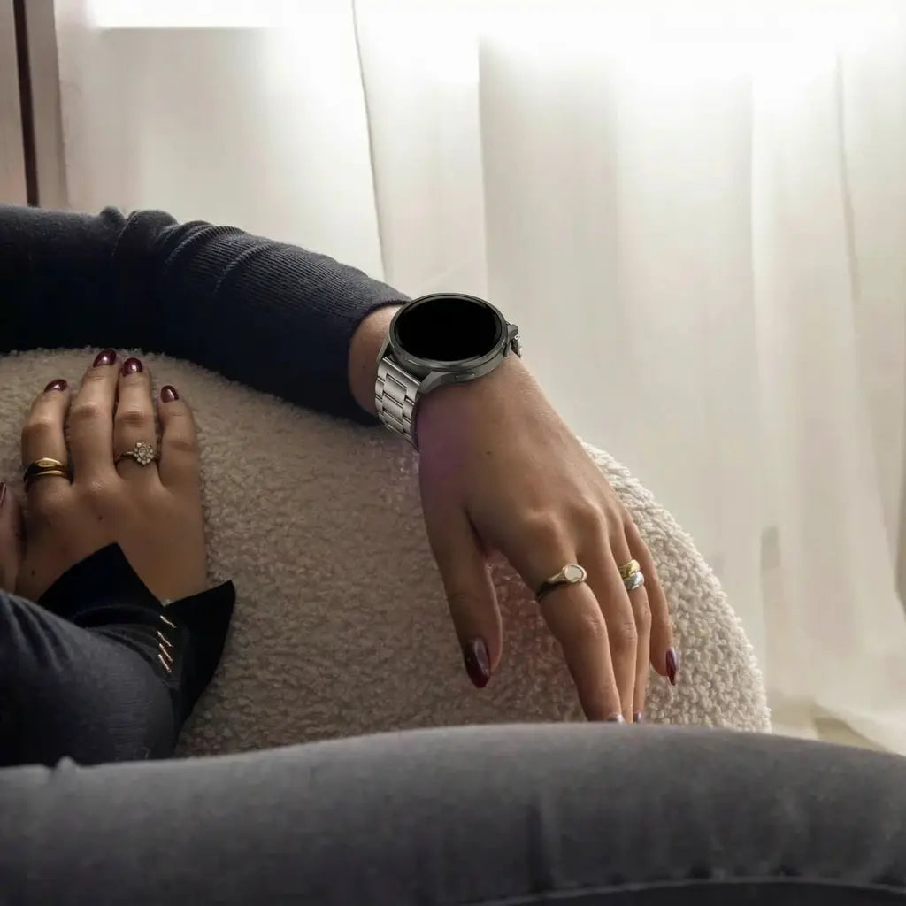 Bandz Garmin Venu 2s Steel Strap 'Classic' (Starlight)