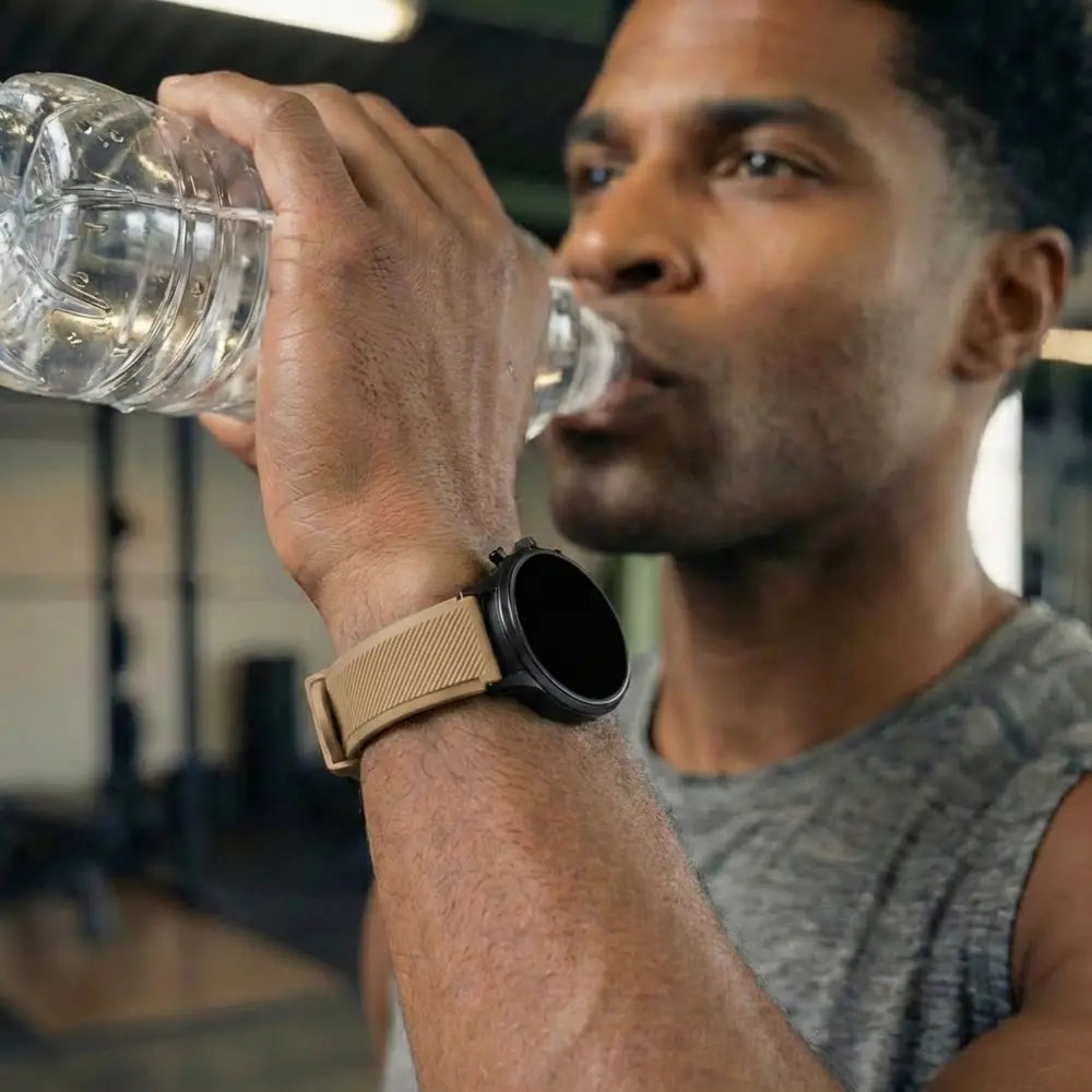 Fossil Gen 5 Silicone Strap (Beige)