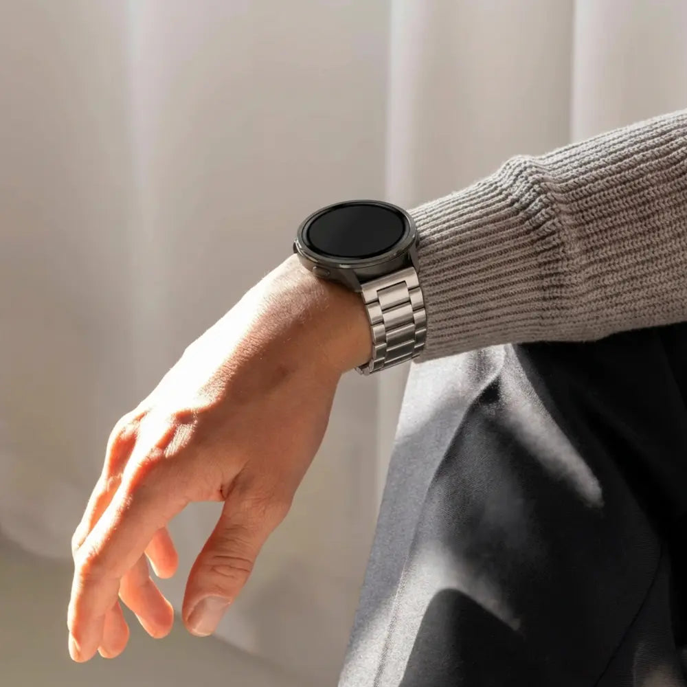 Bandz Bracelet acier 'Classic' Garmin Vivomove 3s (argent)