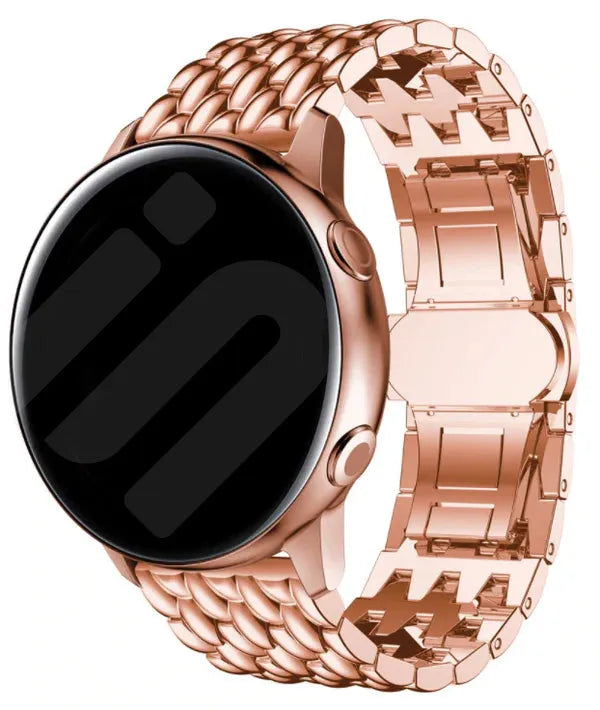 Bracelet acier 'Dragon' Coros Pace 3 (rose or)