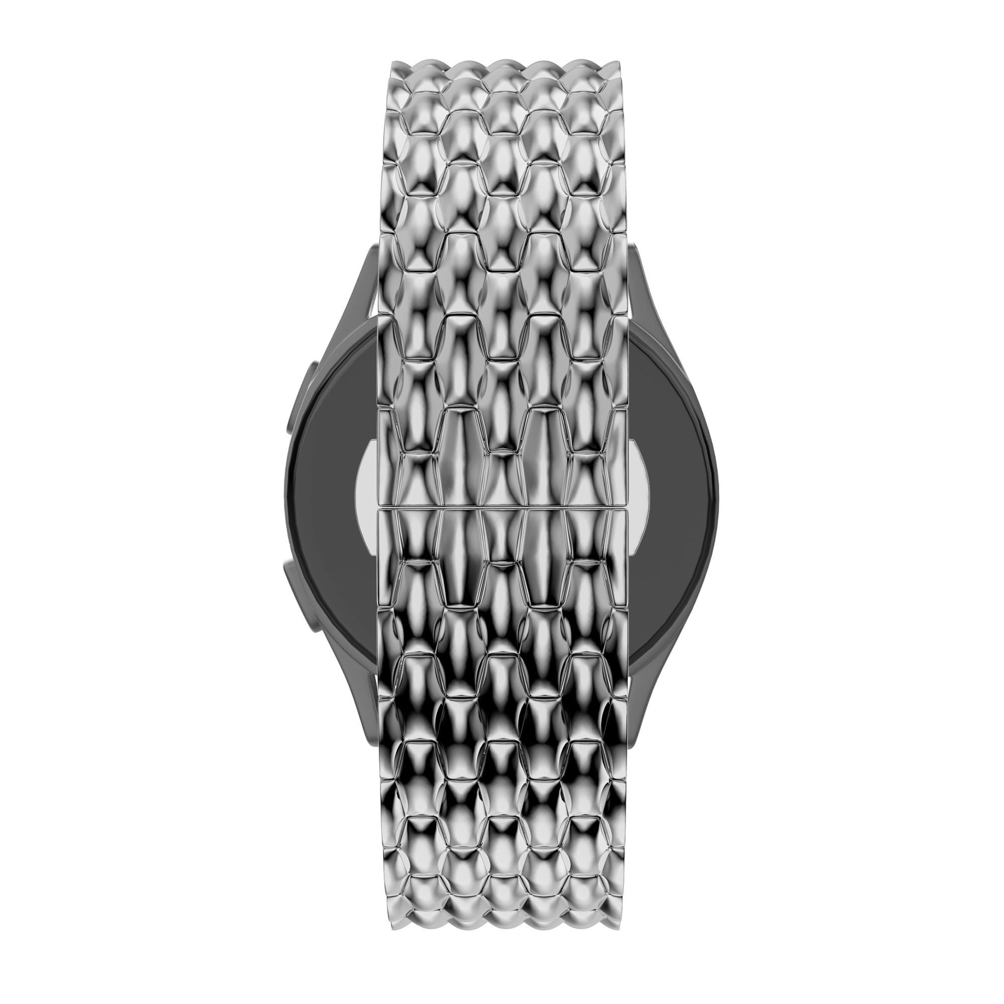 Bandz Garmin Forerunner 645 Steel Strap 'Dragon' (Silver)