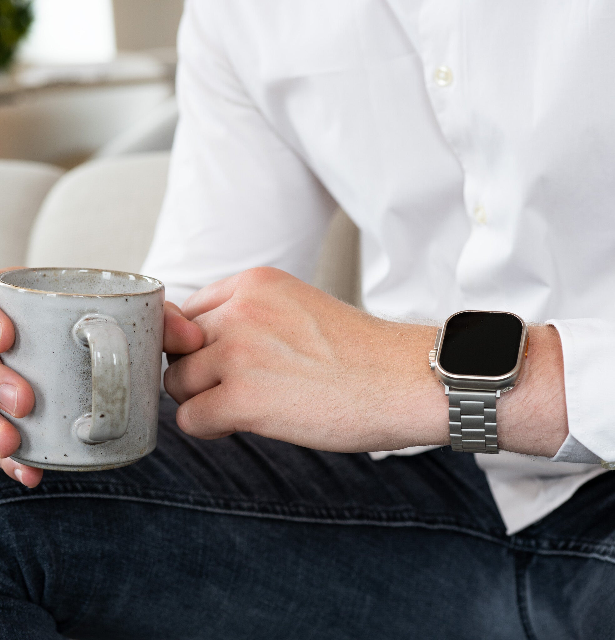 Apple Watch Ultra Steel Strap (Titanium)