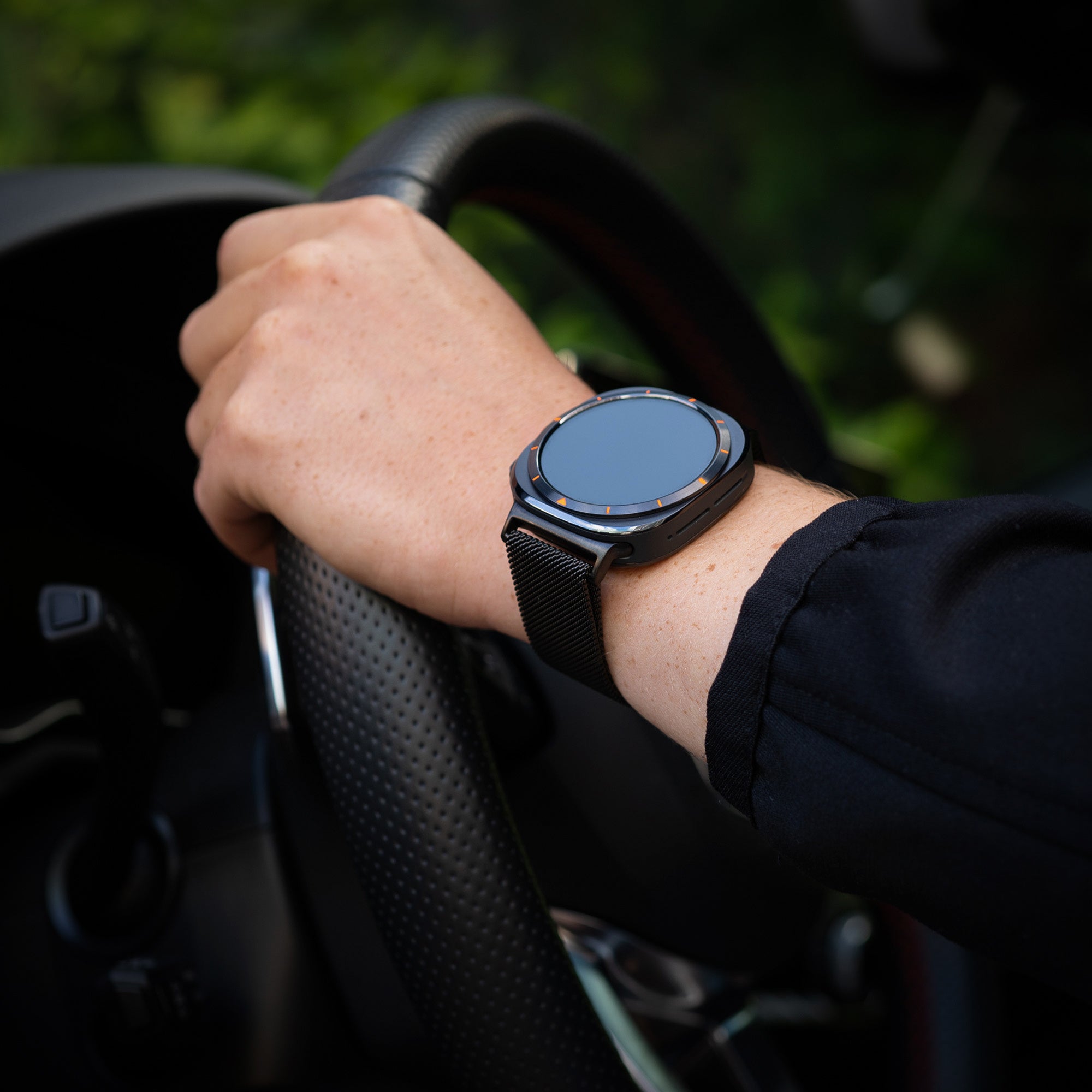 Bracelet milanais Samsung Galaxy Watch Ultra (noir)