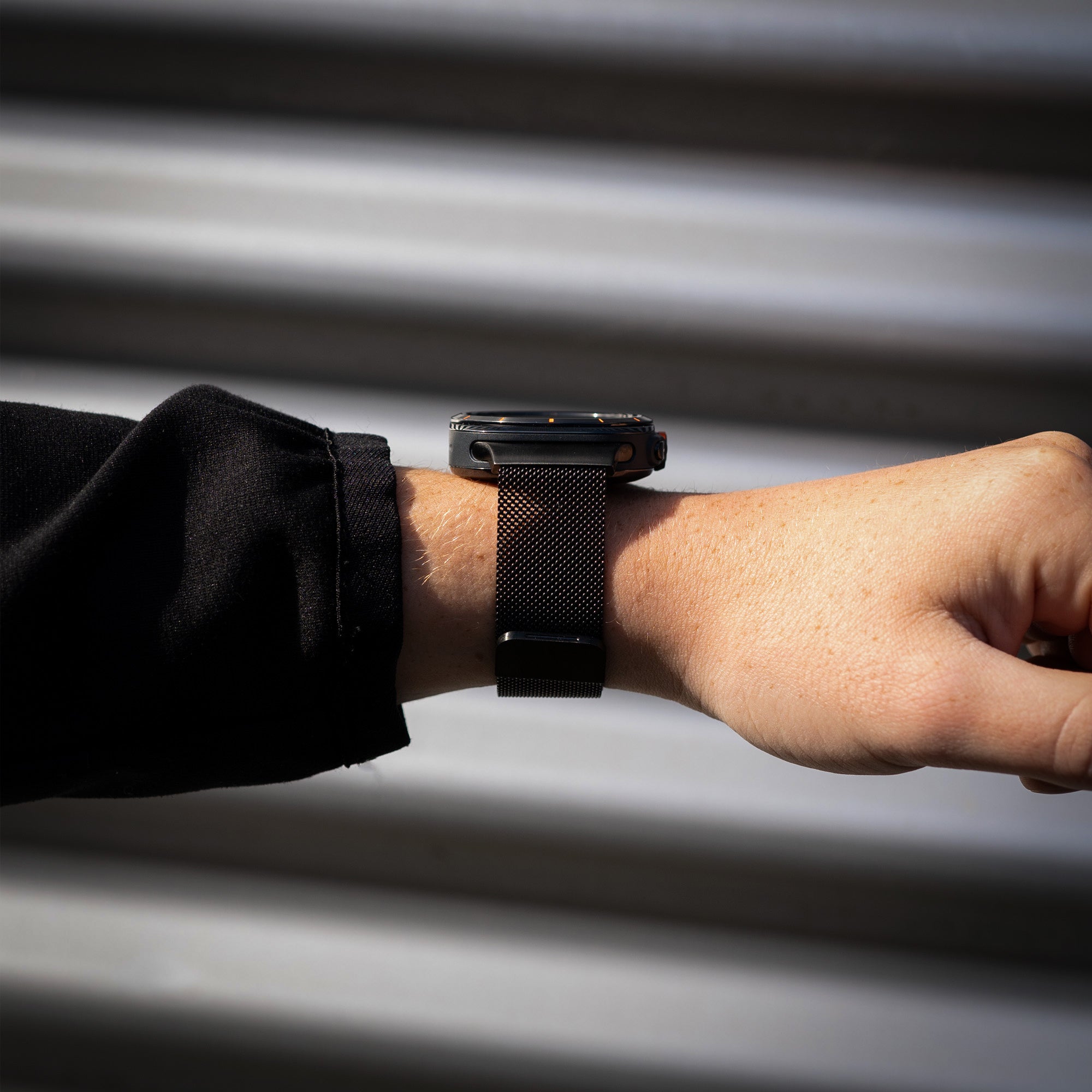 Bracelet milanais Samsung Galaxy Watch Ultra (noir)