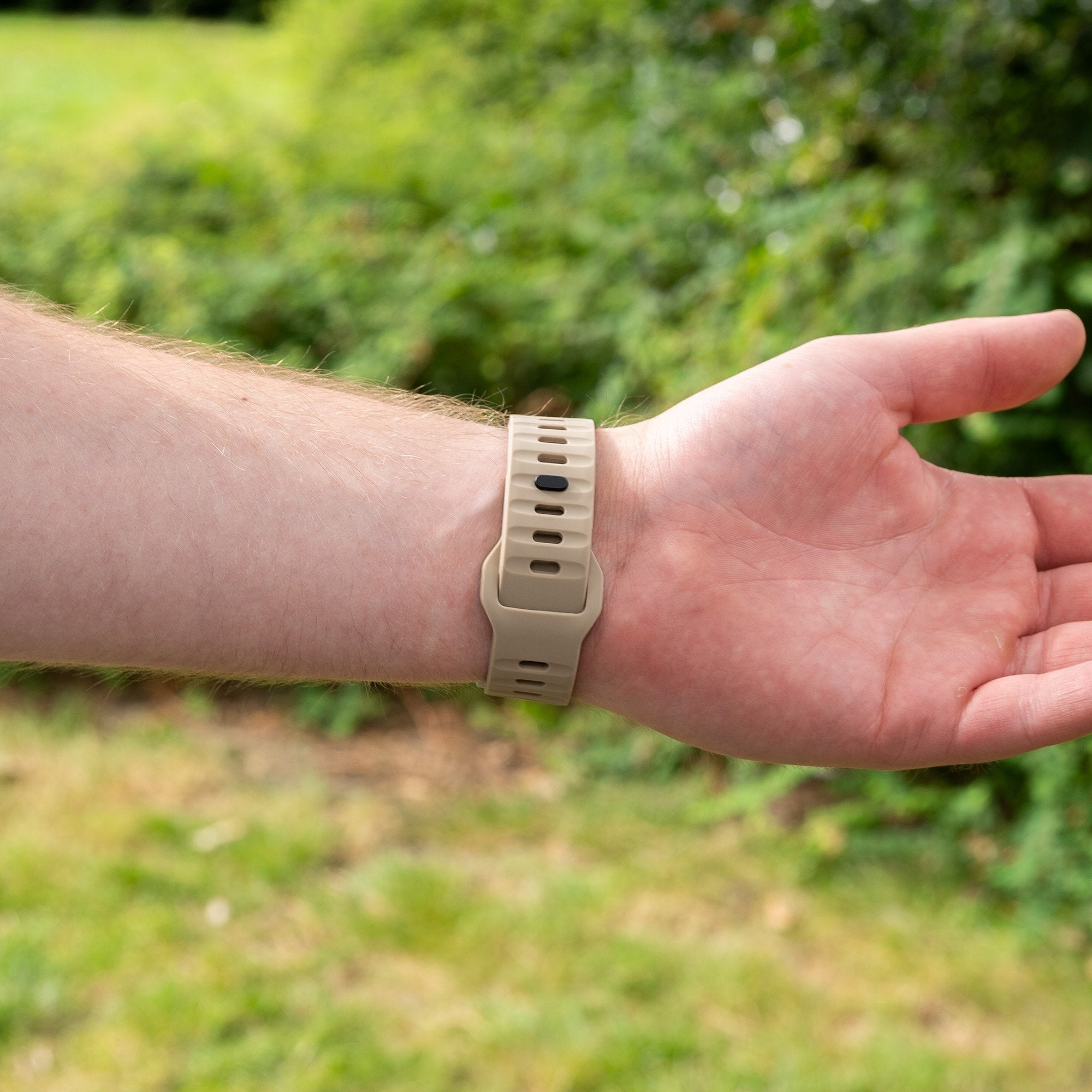 Coros Apex 42mm Outdoor Silicone Strap (Beige)