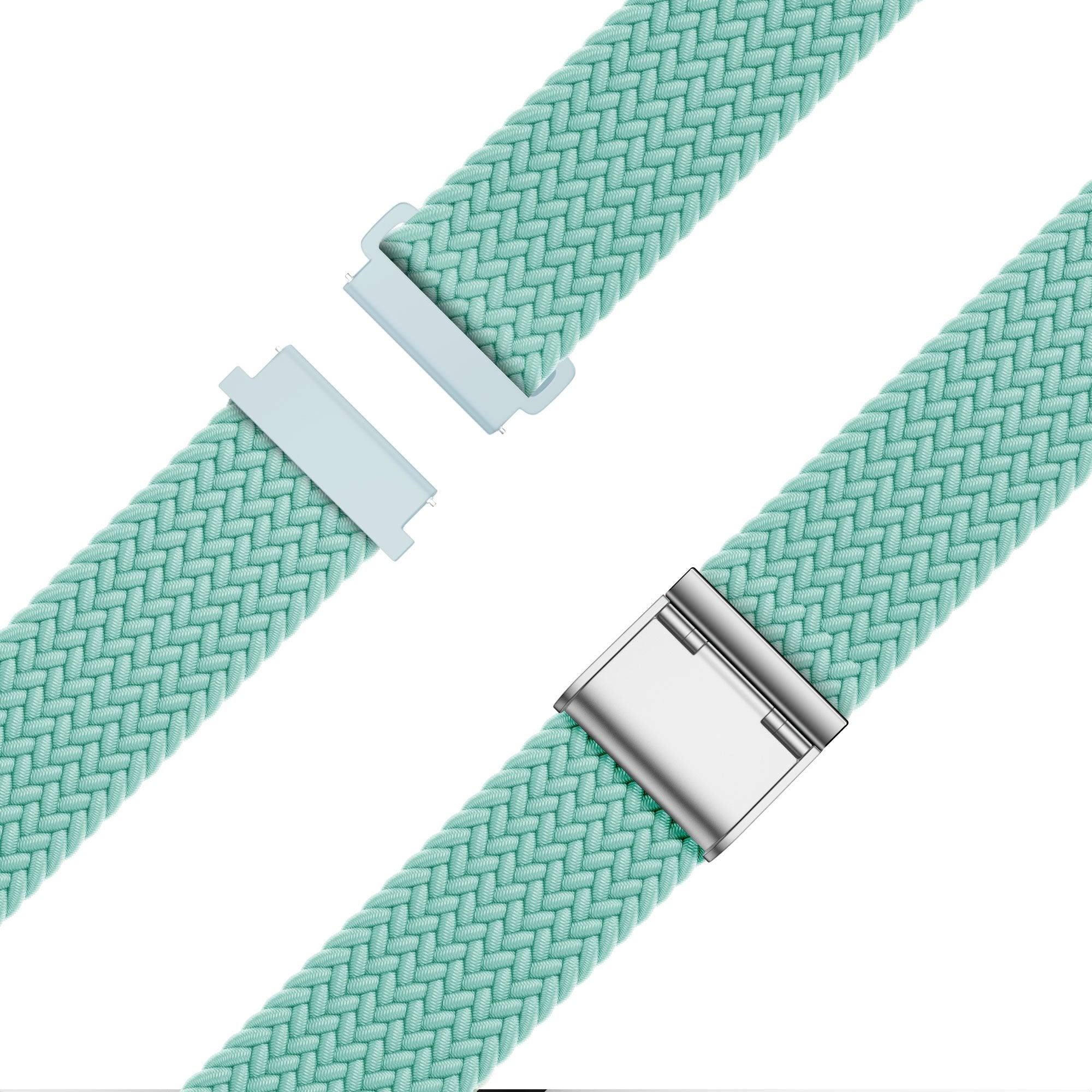 Bandz Bracelet nylon tressé Garmin Vivoactive 6 (turquoise)