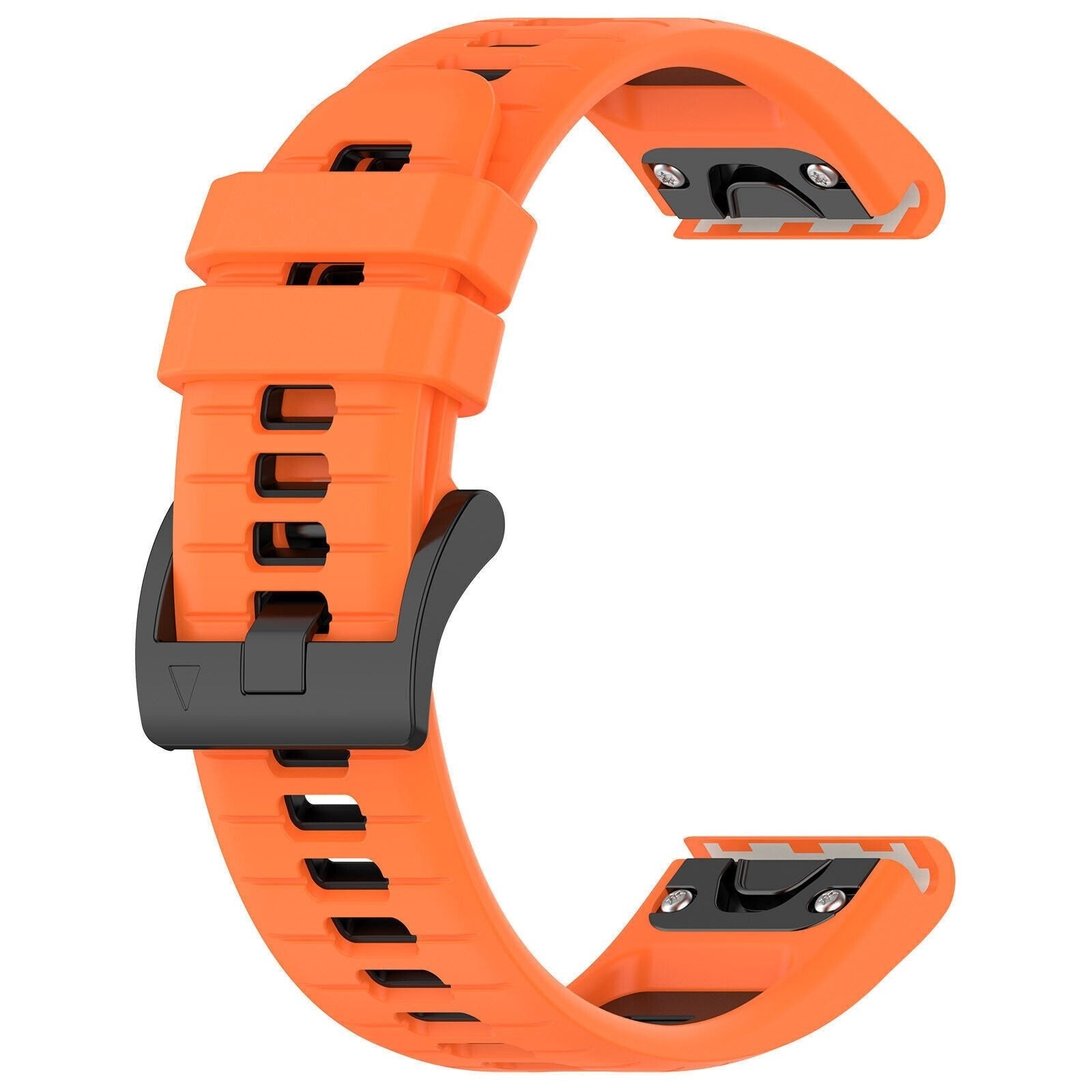Bracelet sport avec boucle Garmin Fenix 8 Pro - 47mm (orange/noir)