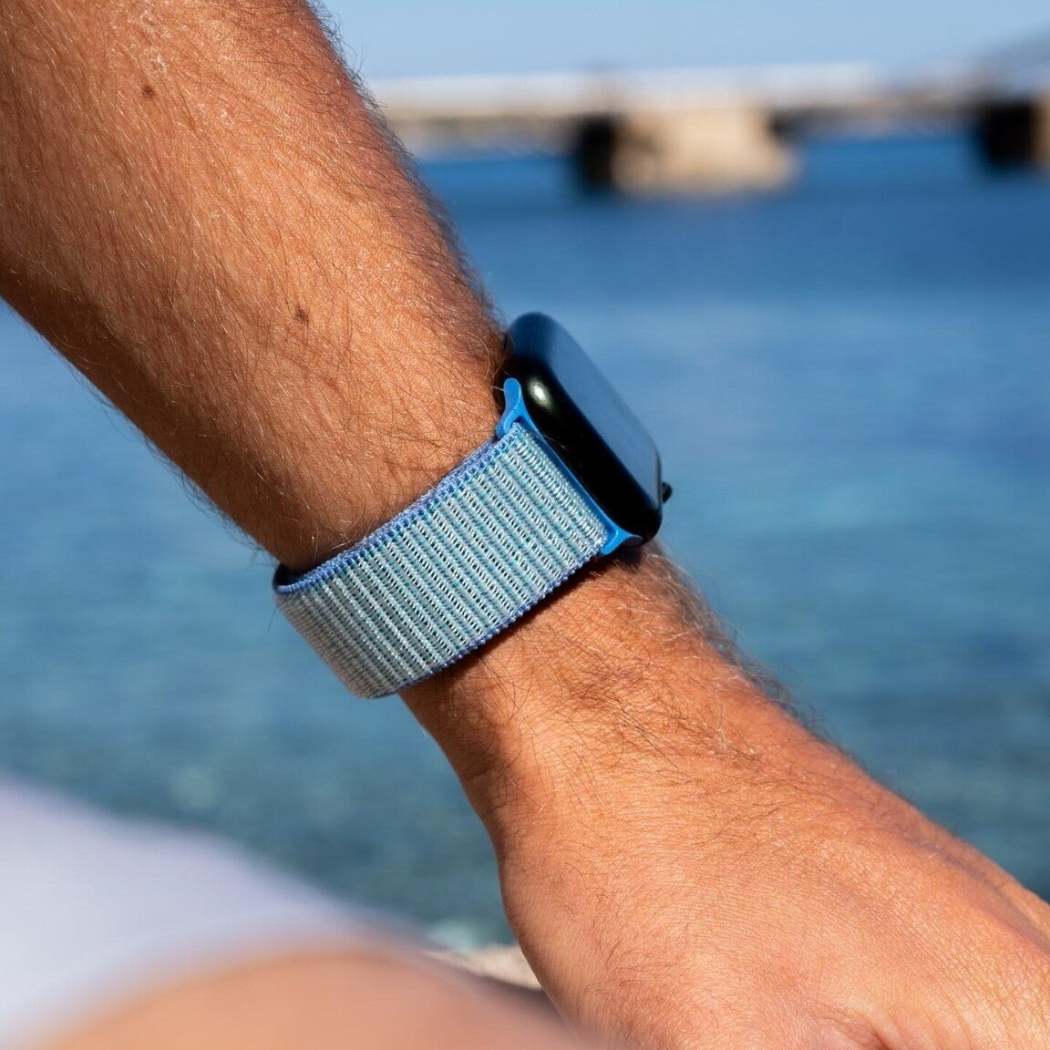 Bracelet nylon OnePlus Watch 3 - 43mm (bleu)