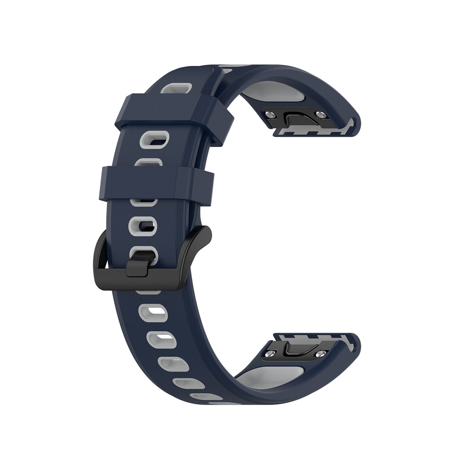 Bracelet sport avec boucle Garmin Fenix 8 Pro - 51mm (bleu/gris)