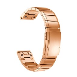 Bracelet métal Garmin Instinct E - 45mm (or rose)