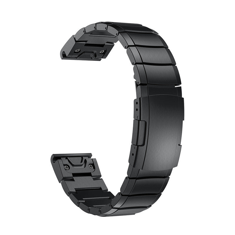 Bracelet acier Garmin Fenix 7 (noir)