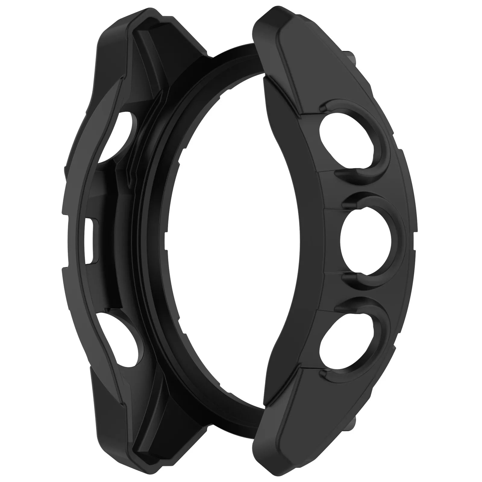 Coque TPU robuste Garmin Fenix 8 - 51mm SOLAR (noir/rouge)