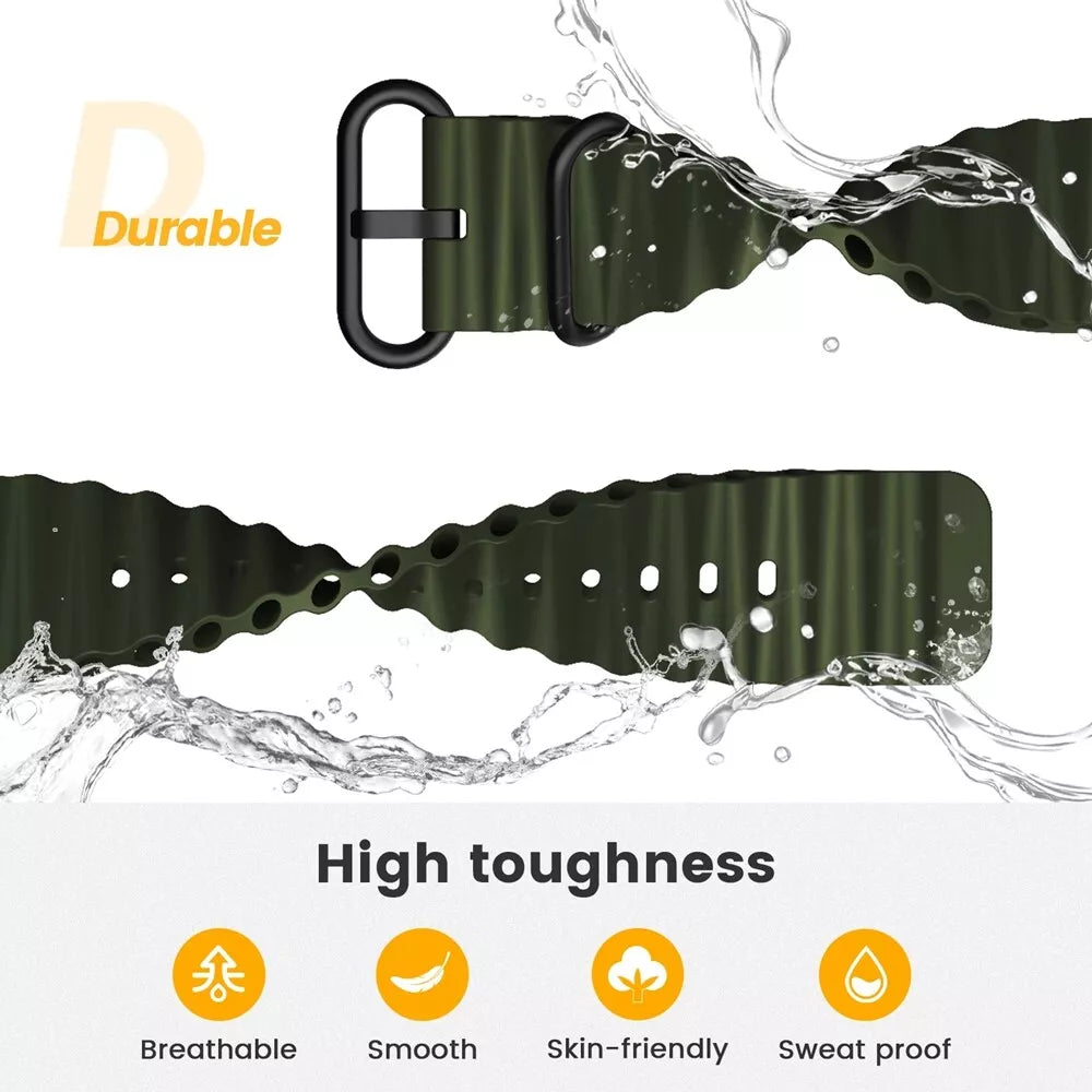 Bracelet Ocean Garmin Descent G 2 (vert militaire)