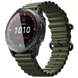 Bracelet ocean Garmin Instinct E - 45mm (vert armée)