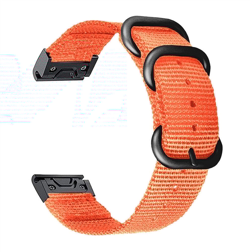 Bracelet nylon avec boucle Garmin Approach S70 - 47mm (orange)