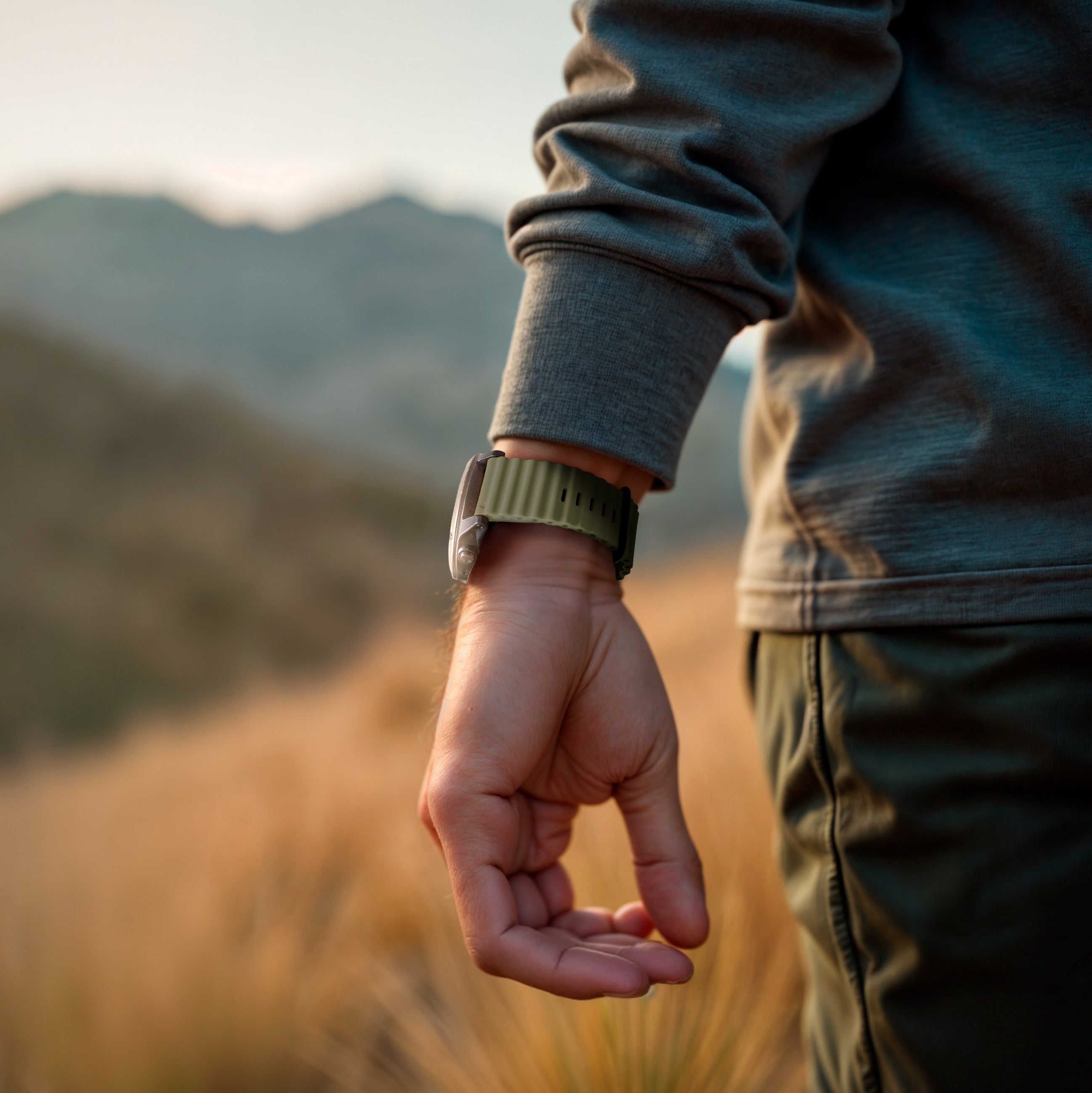 Garmin Instinct 3 - 50mm Ocean Strap (Army Green)