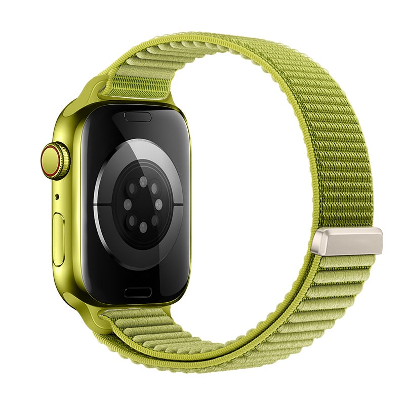 Strap-it Bracelet nylon Wave Apple Watch (vert)