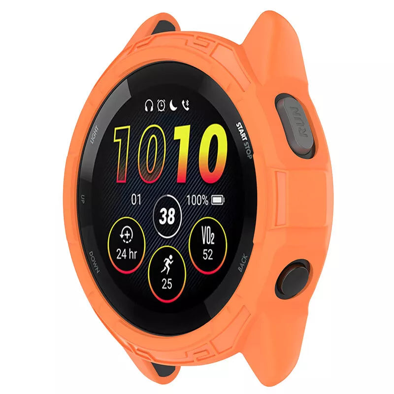Coque TPU robuste Garmin Forerunner 265 (orange)