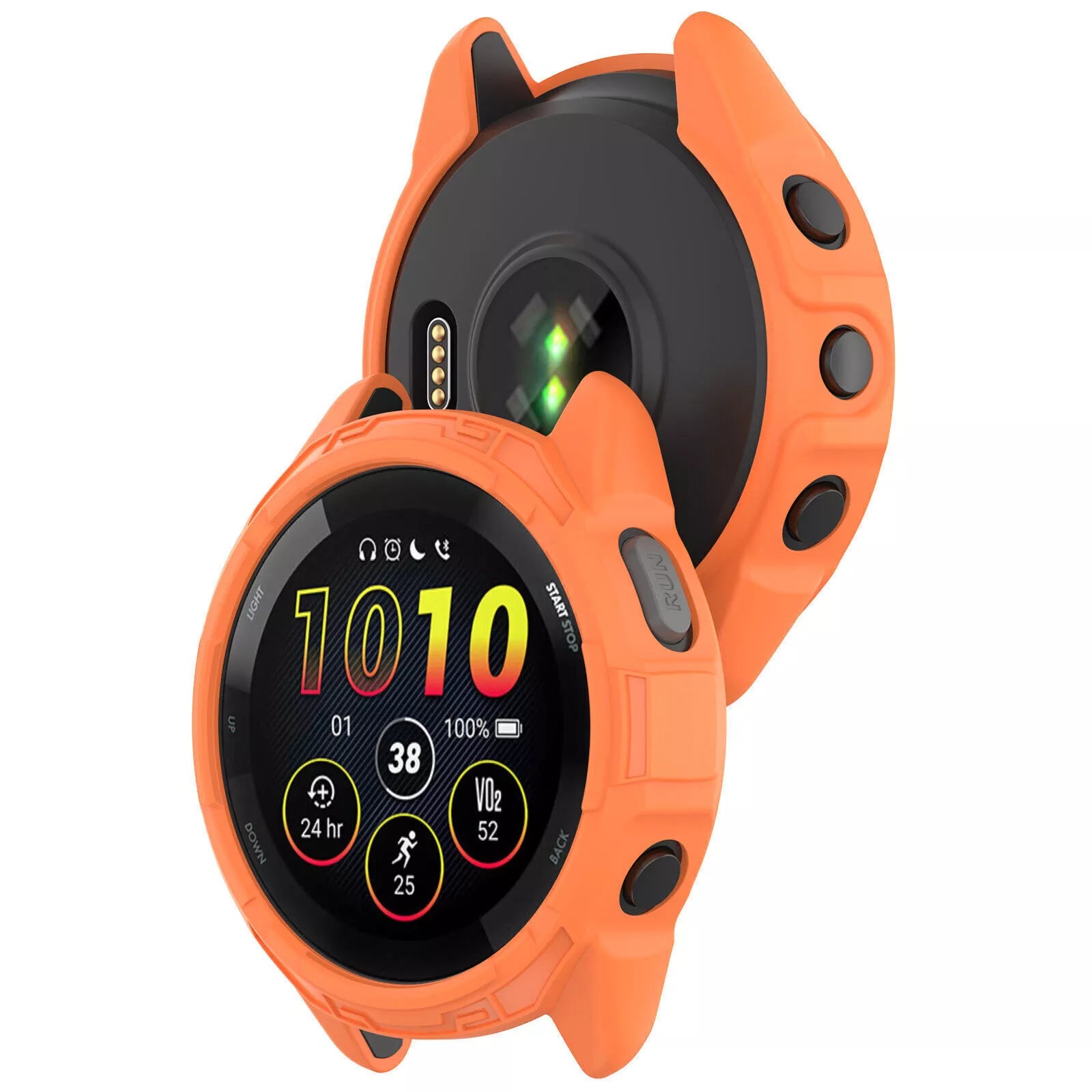 Coque TPU robuste Garmin Forerunner 265 (orange)