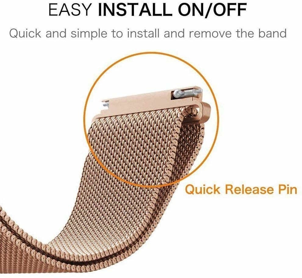 Bracelet Milanais Redmi Watch 5 Active (or rose)