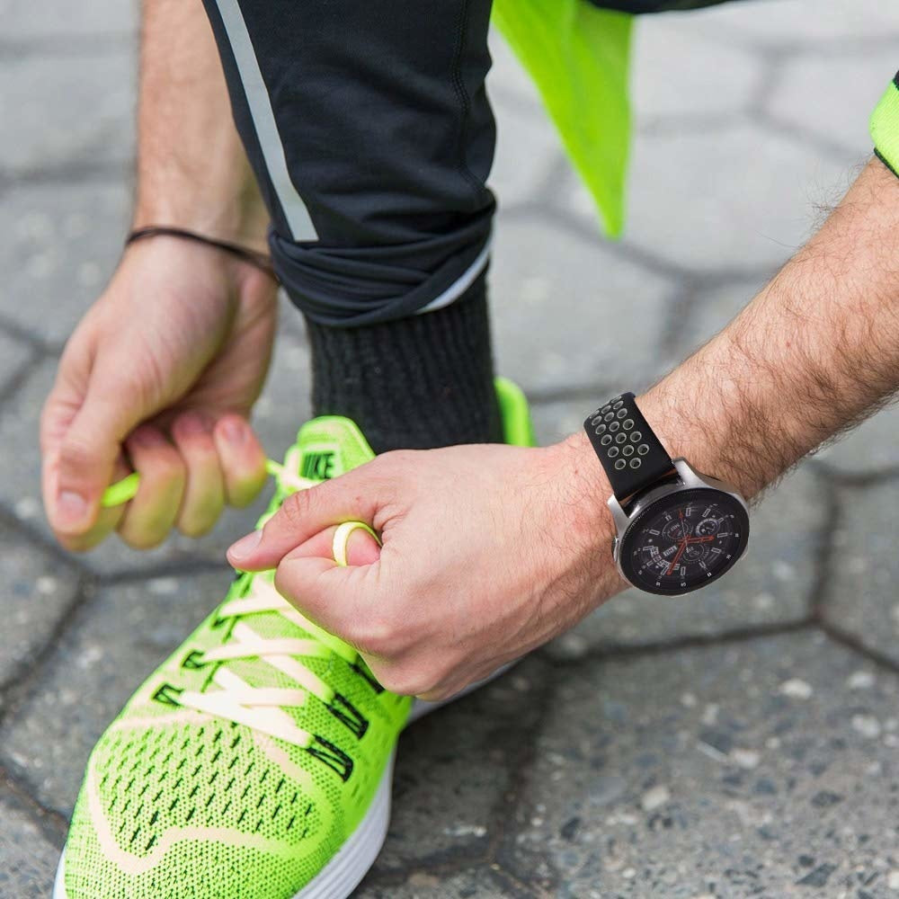 Bracelet sport Samsung Galaxy Watch 46mm (noir/gris)