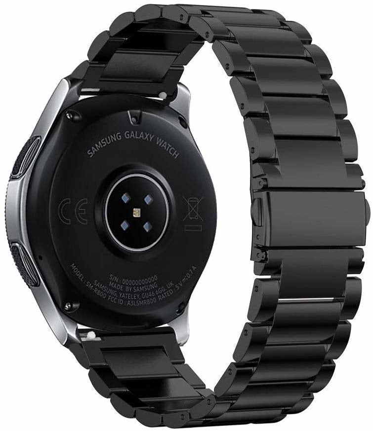 Bracelet acier Fossil Gen 4 Explorist HR (noir)