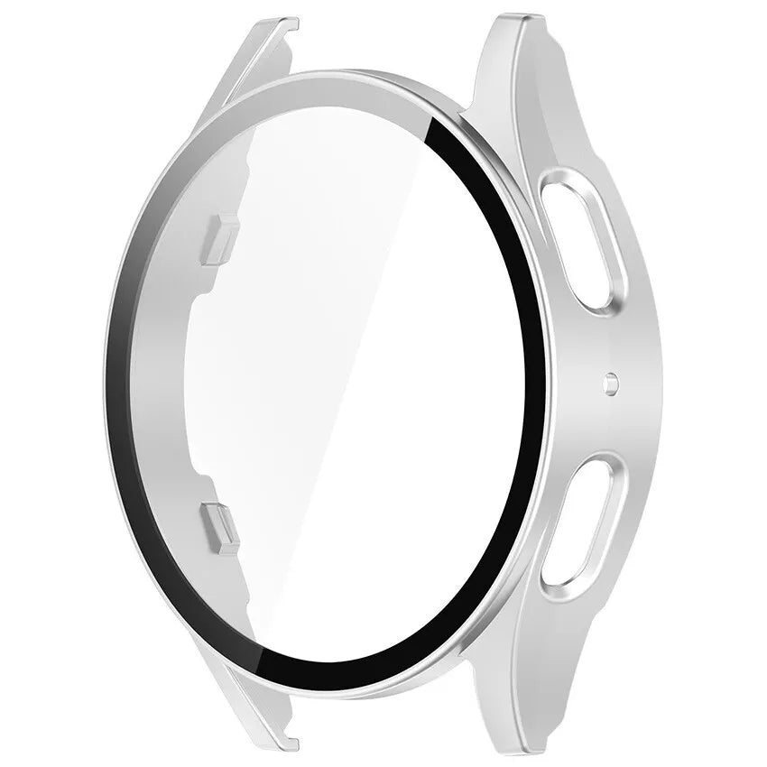 Coque rigide avec verre Samsung Galaxy Watch 7 44mm (argent)