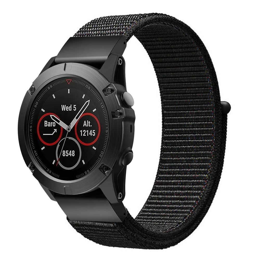 Bracelet nylon Garmin Descent Mk2S (noir)