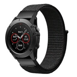 Bracelet nylon Garmin Instinct E - 40mm (noir)