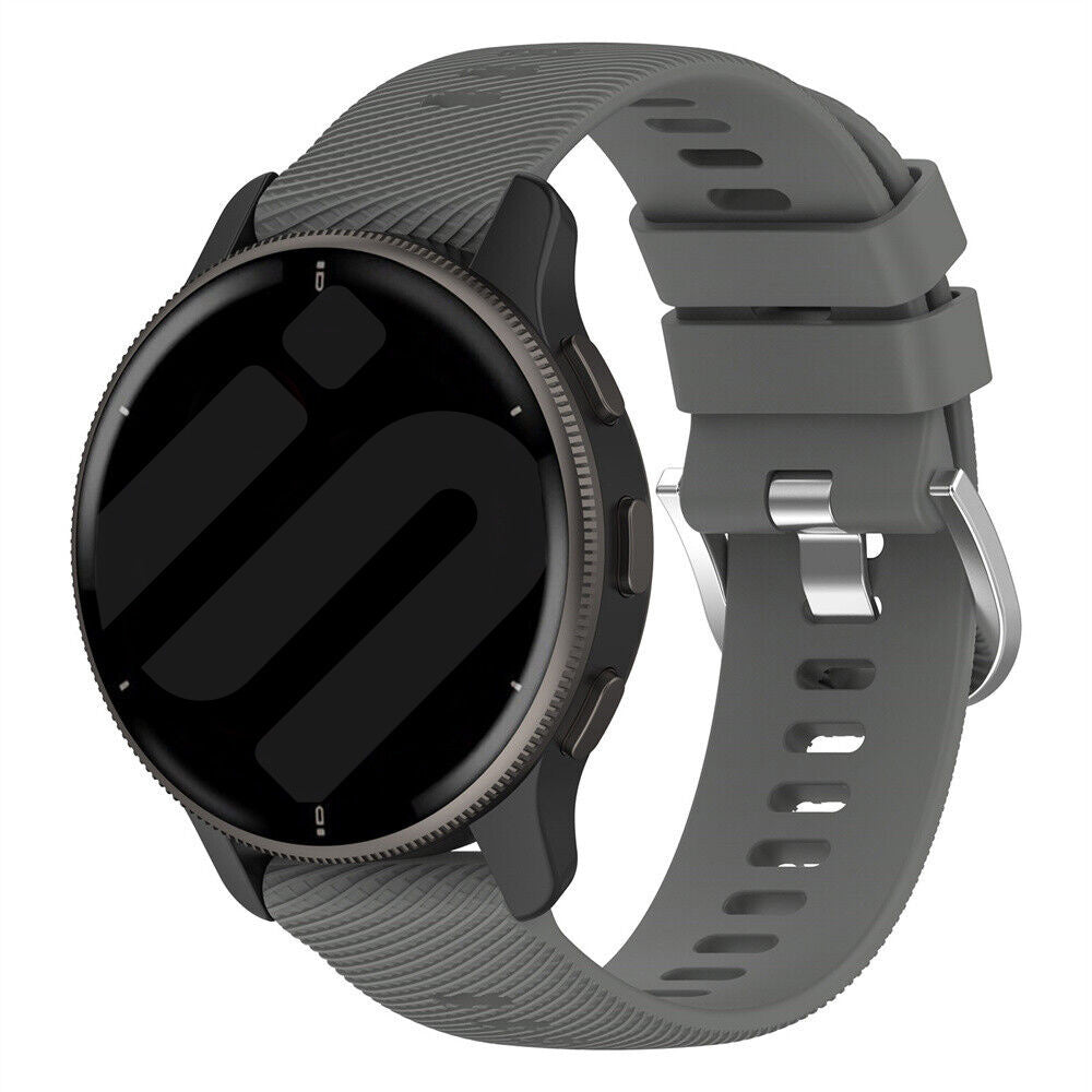Bracelet silicone Garmin Forerunner 645 (gris foncé)