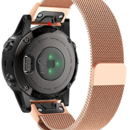 Bracelet Milanais Garmin Instinct E - 40mm (or rose)