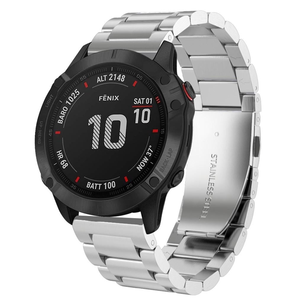 Bracelet acier Garmin Fenix 8 Pro - 51mm (argent)