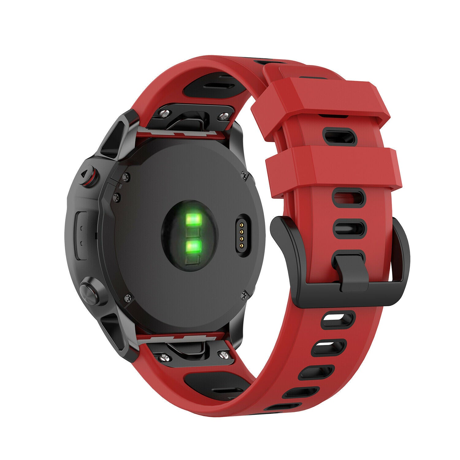 Bracelet sport avec boucle Garmin Approach S70 - 42mm (rouge/noir)